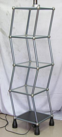 铝合金柱子亚克力层板电动摇摆架，跳舞架，尺寸35*35*150cm*5层，有S管和直管，220V或者110V电压，