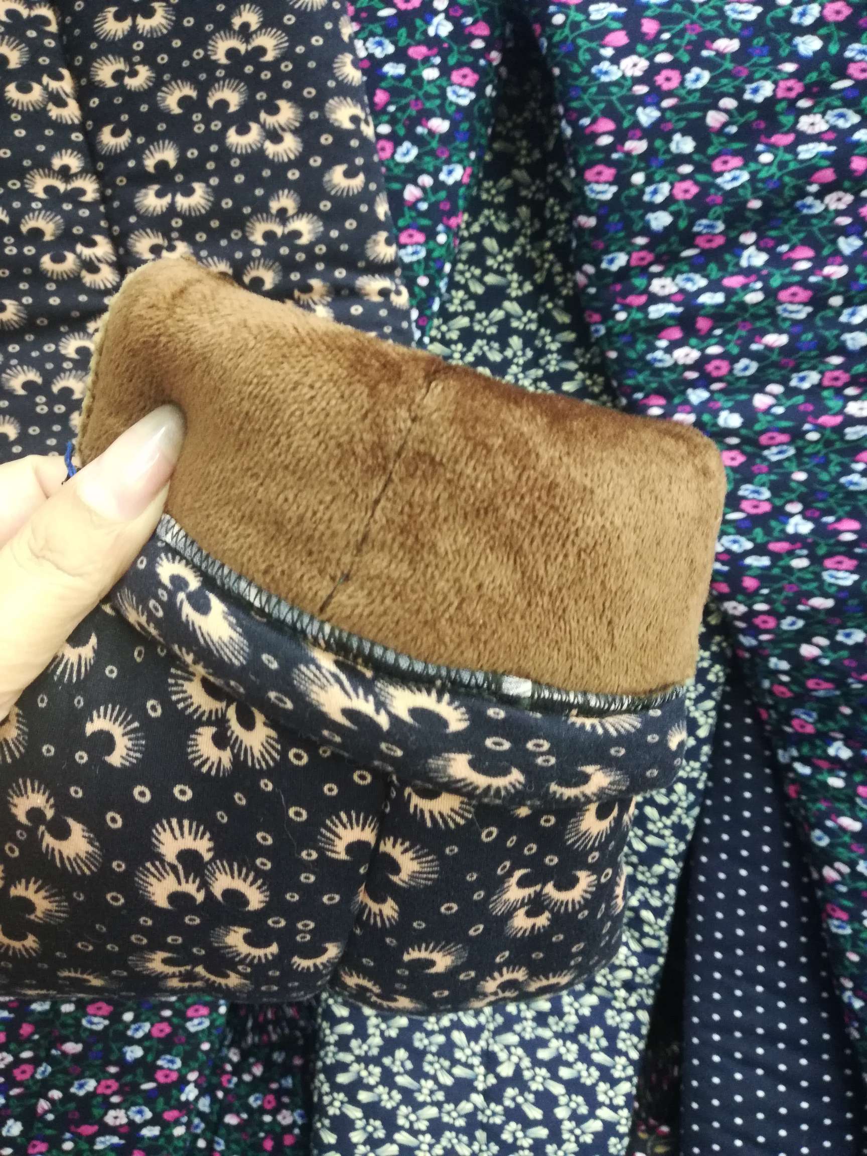 Alpaca wool three-layer thermal pants details Picture