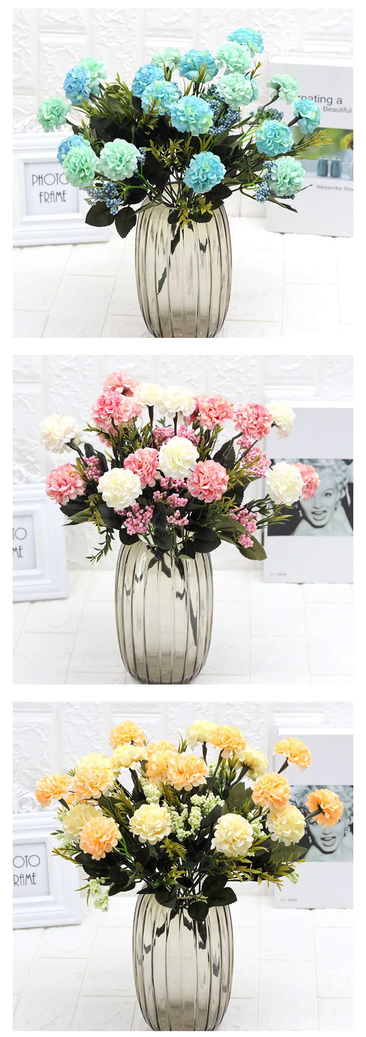 Factory direct sales of 7-head oil painting tubular hydrangeas from Huaxida undefined