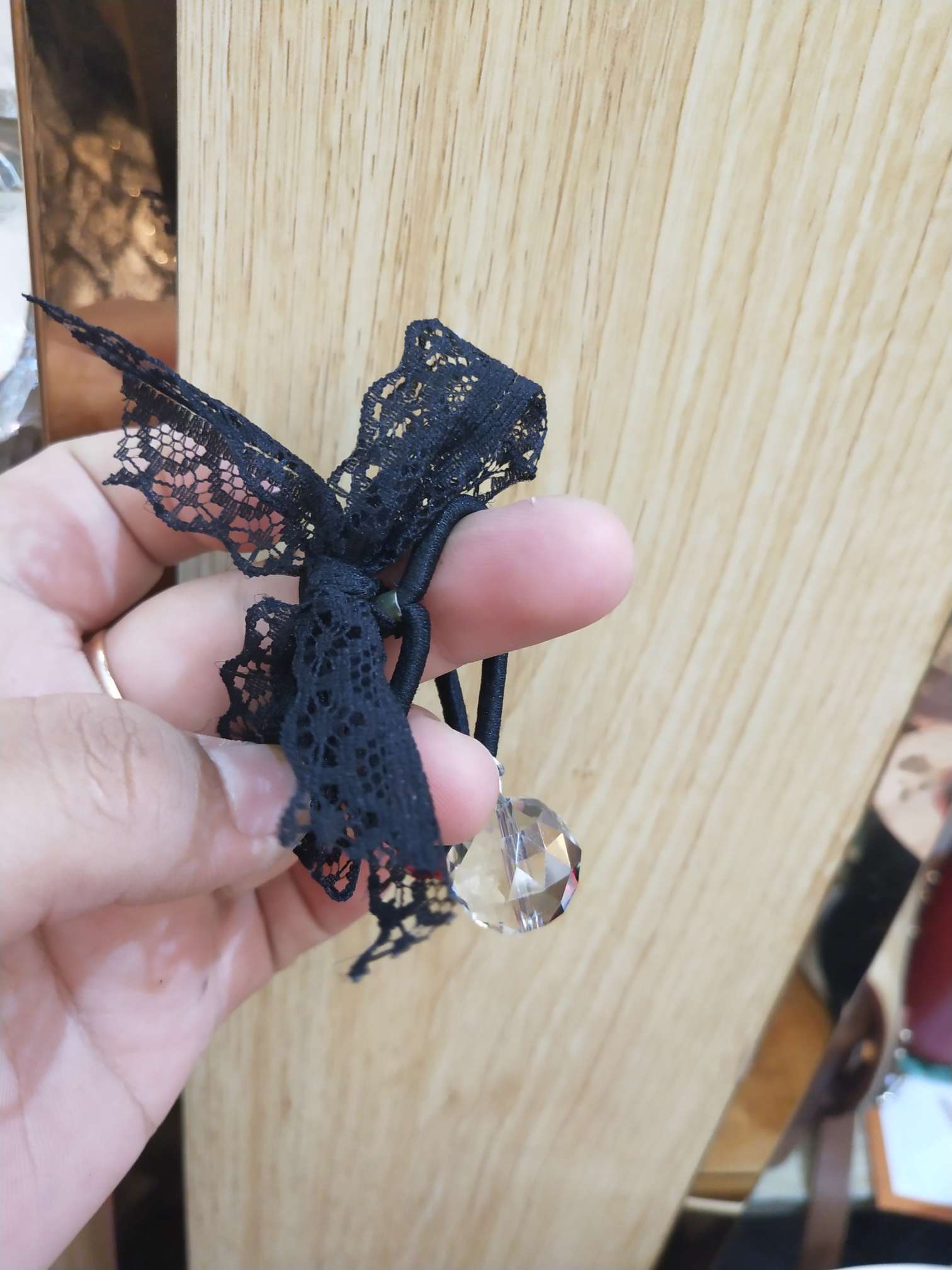 Lace rubber band details Picture