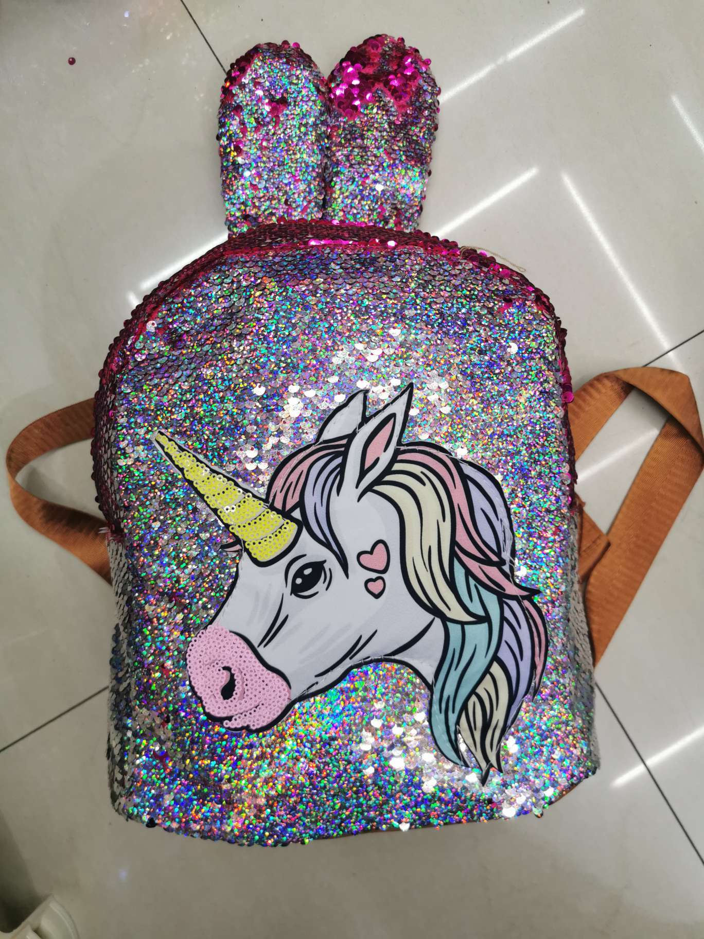 Sequined Unicorn bag