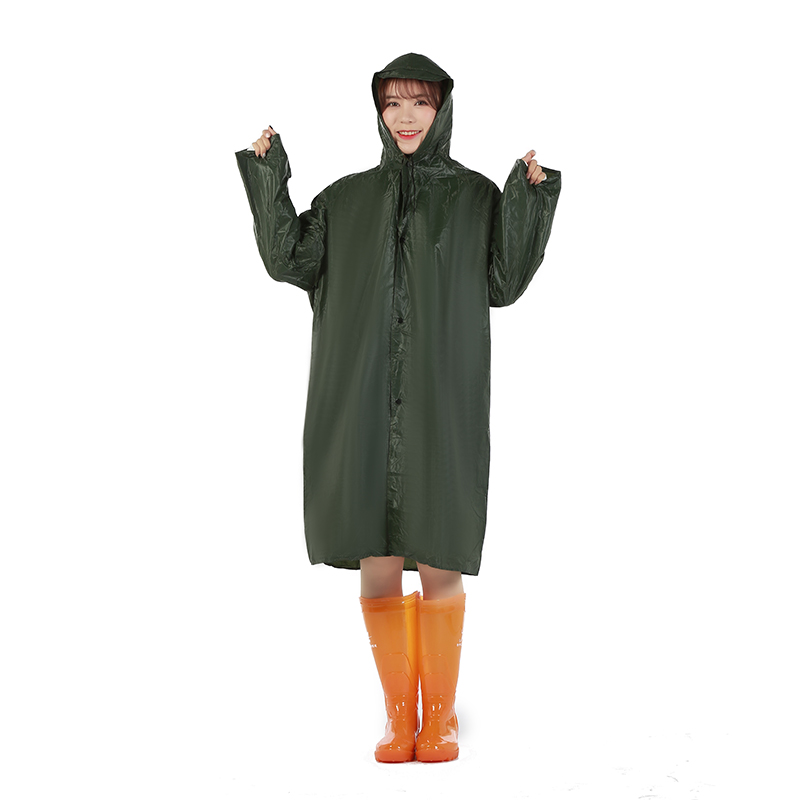 男女通用PVC长大衣户外防水长大衣产品图