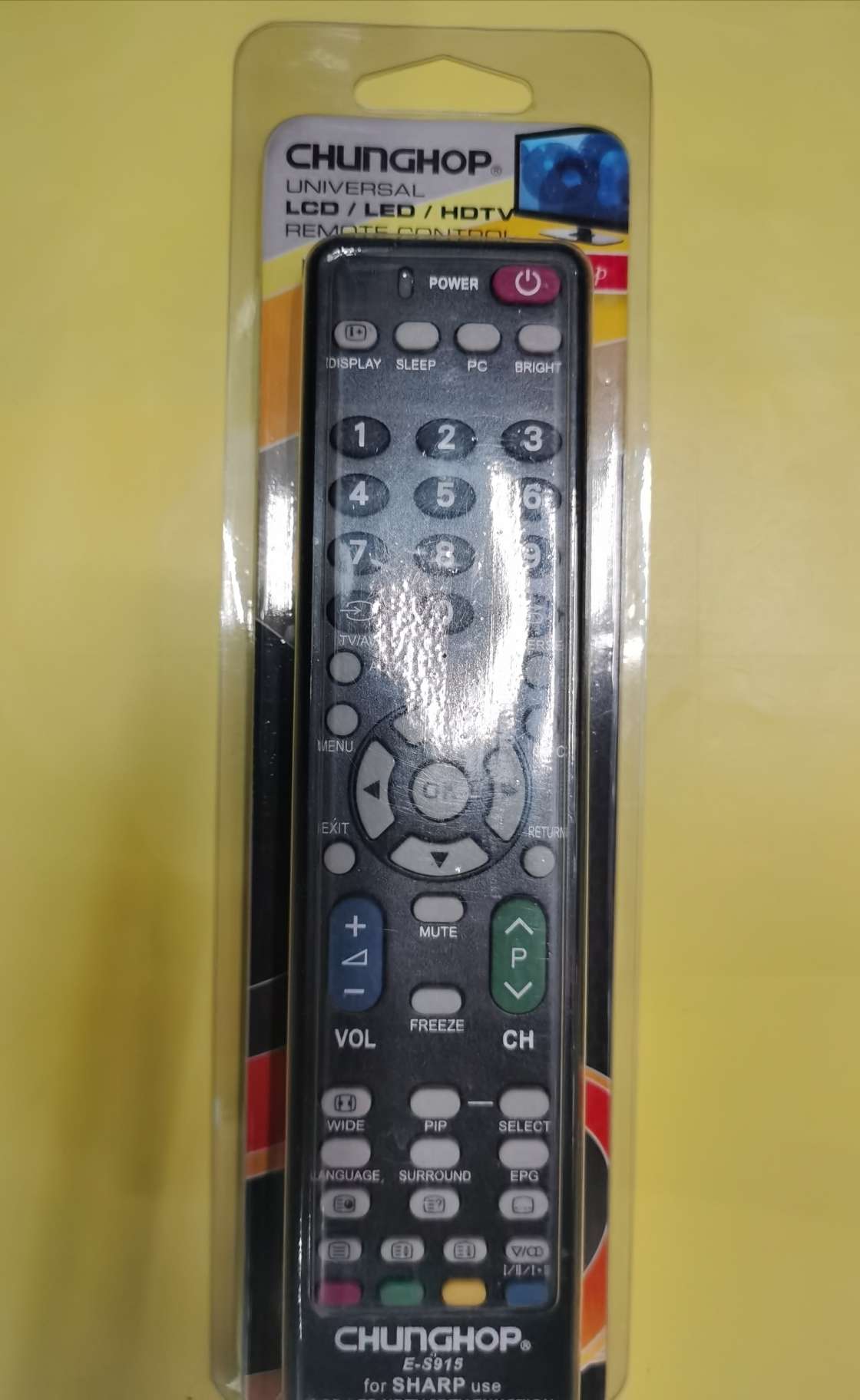 CHUNGHOP E-S915 LED LCD TV universal remote control