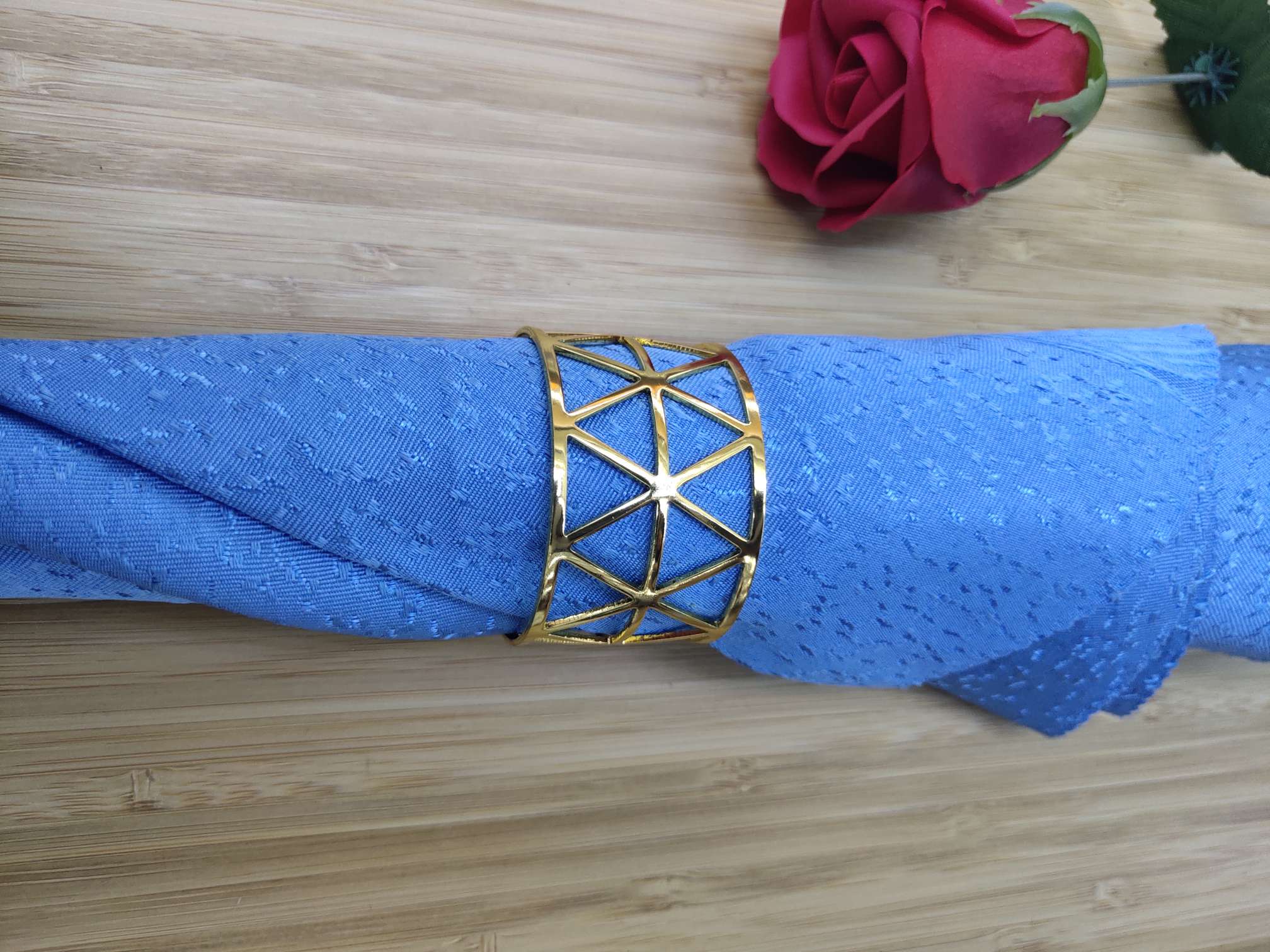 源头工厂 厂家直销新创意 金属电镀餐巾环