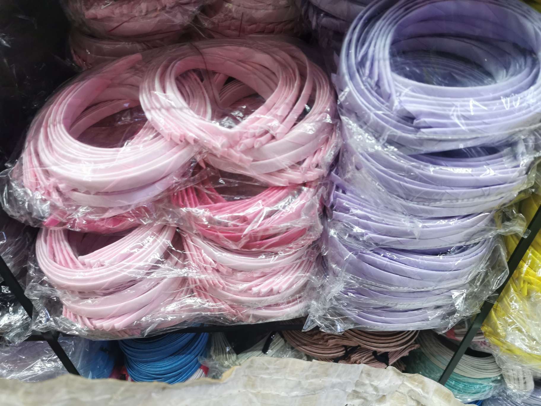 Korean style simple 15cm wrapped fabric plastic headband U-shaped creative headband, versatile and sweet hair buckle undefined