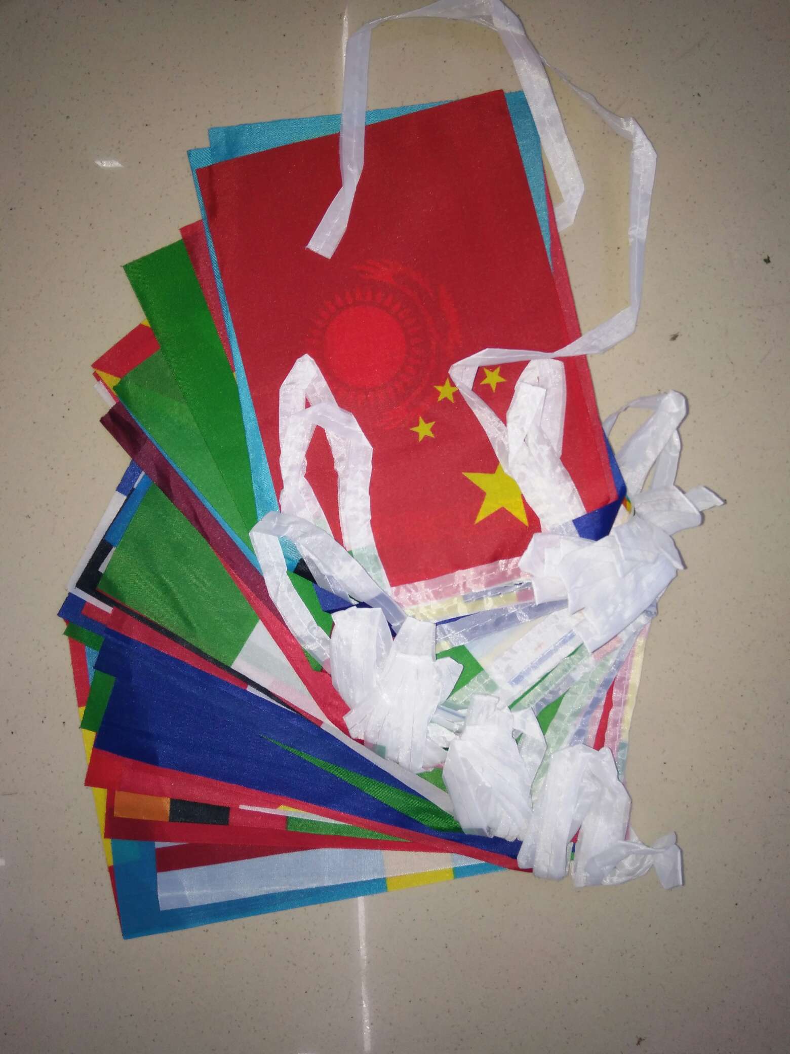 32国串旗世界杯万国旗串旗小彩旗世界各国国旗酒吧店面装饰吊旗产品图