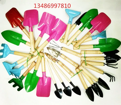 Garden tool set Children's toy garden tool set Garden shovel rake Grass rake Small spade thumbnail