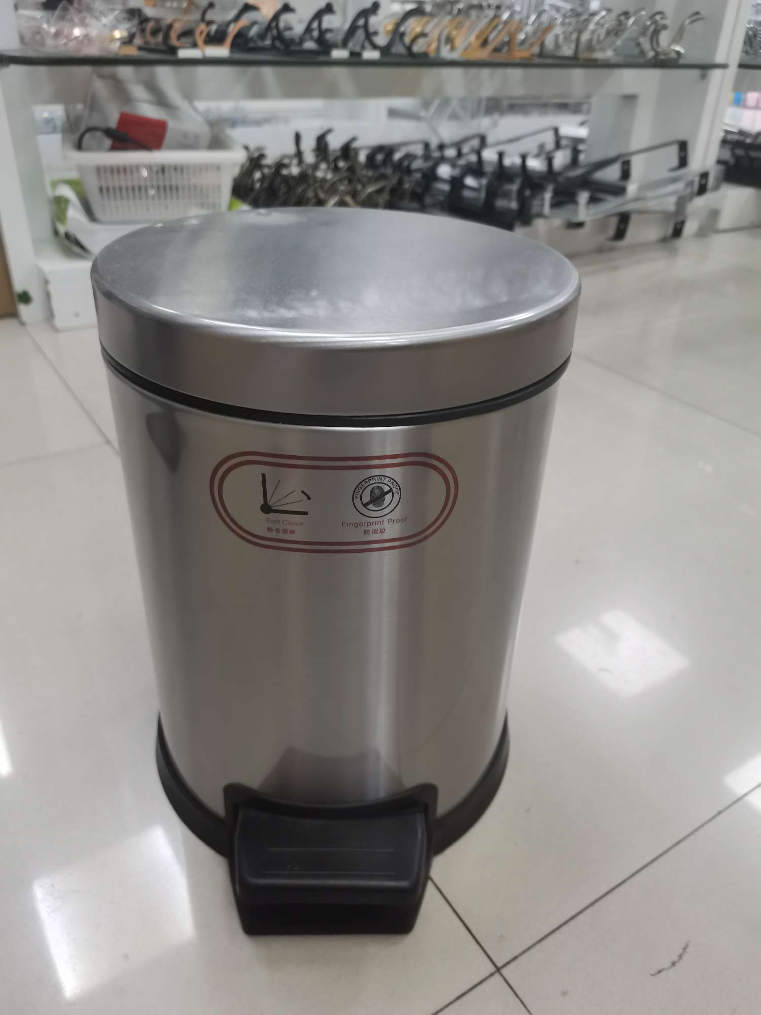5升 5L 不锈钢垃圾桶 脚踏式垃圾桶详情图6