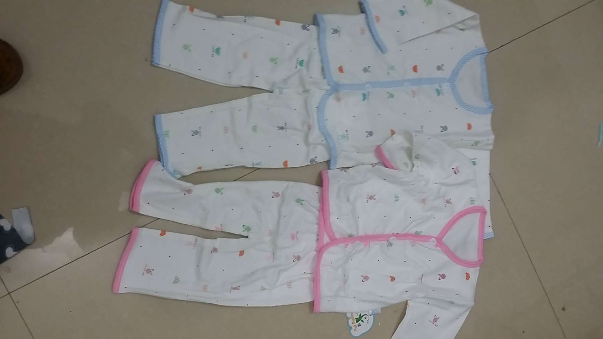 全棉四季无领二件套