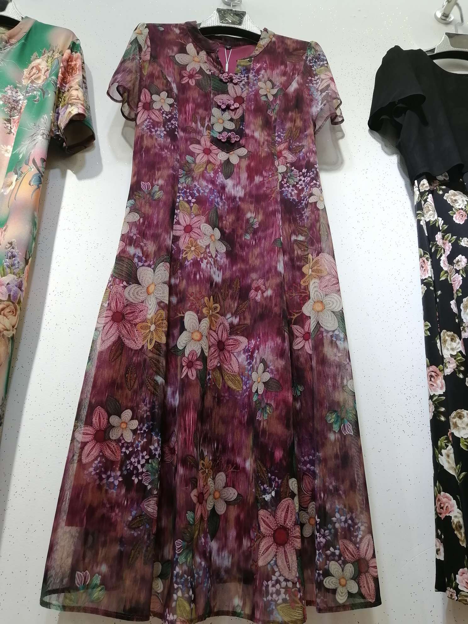 Lady's dress purple thumbnail