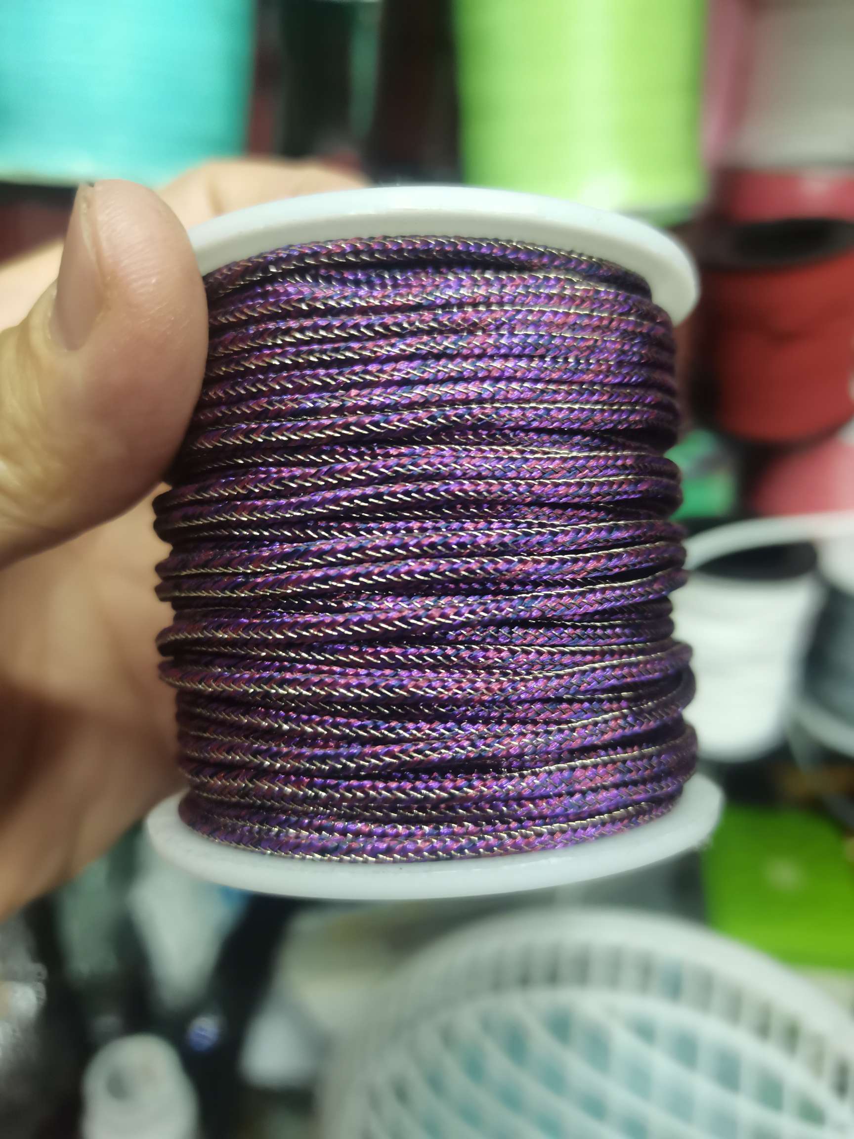 Braided gold wire ornament rope thumbnail