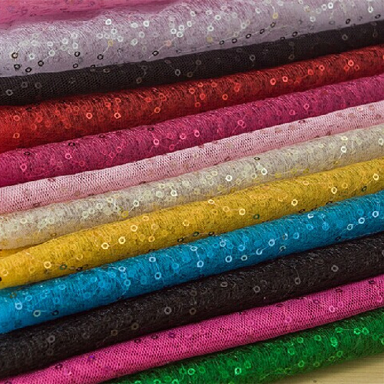 Diamond mesh 3mm maze sequin fabric, starry sky mesh fabric, stage costumes, children's clothing sequin fabric Application Scenario