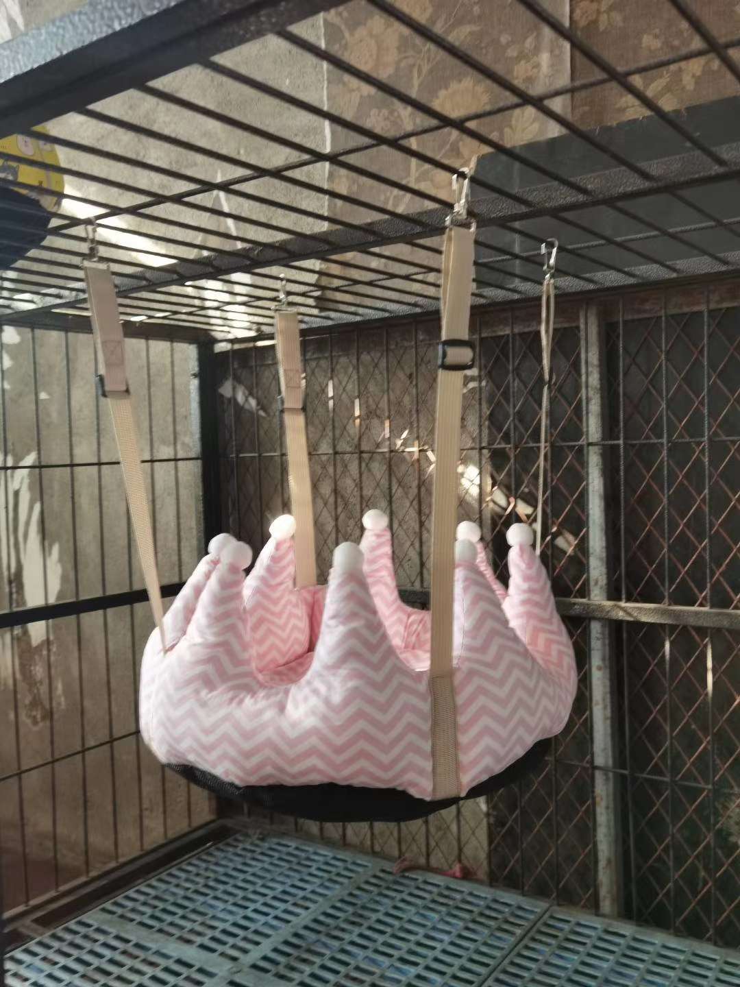 宠物宝宝吊床/宠物用品吊床/宠物新款窝窝白底实物图