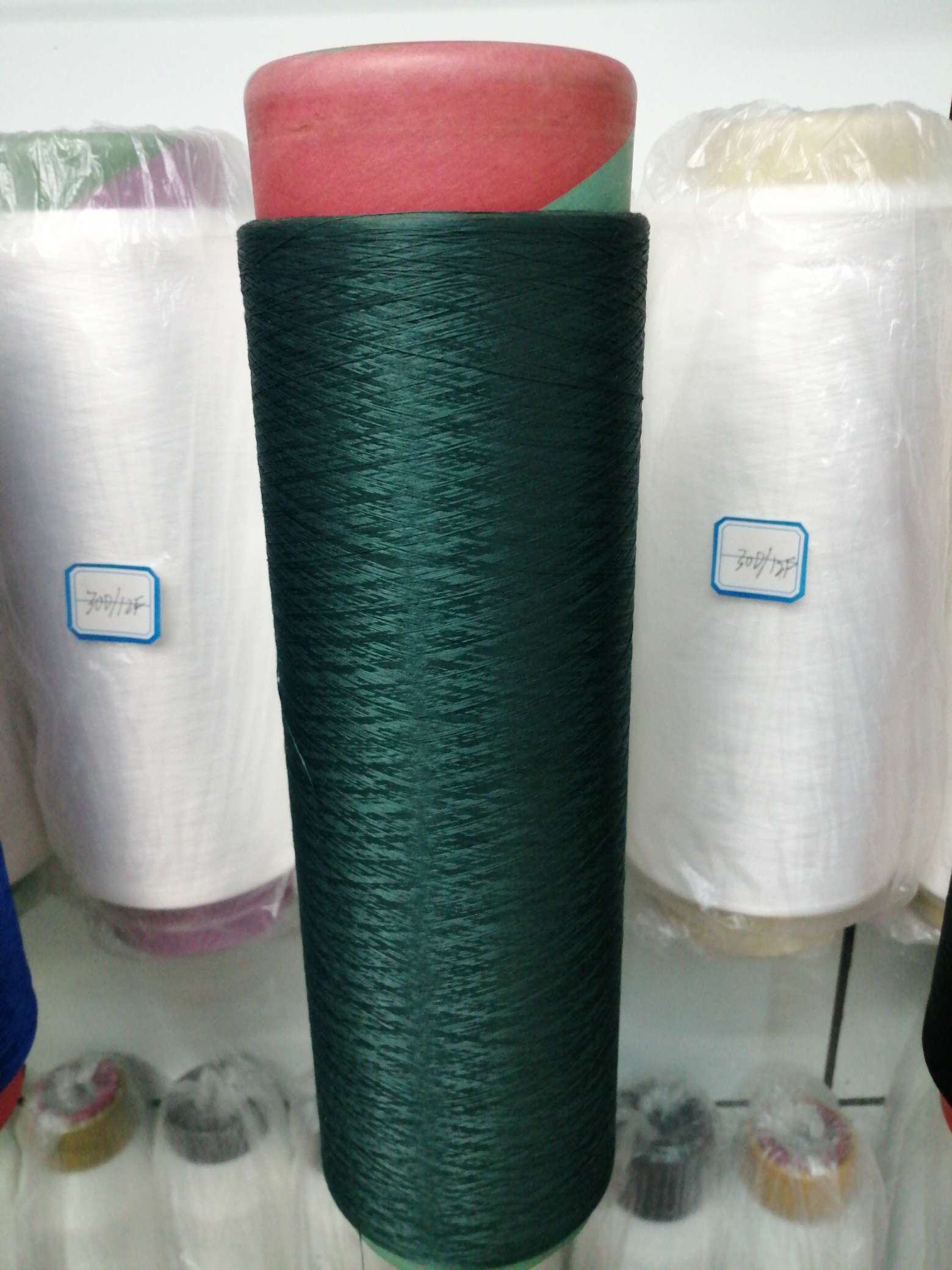Nylon elastic filament, nylon long filament, crystal filament wrapped yarn 7072