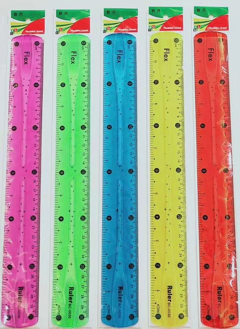 Factory direct sales of 30cm soft straightedge