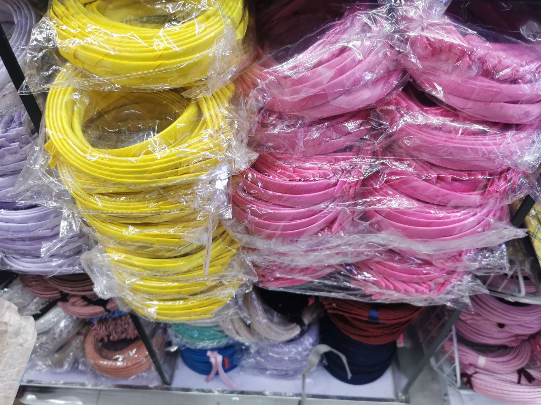Korean style simple 15cm wrapped fabric plastic headband U-shaped creative headband, versatile and sweet hair buckle undefined