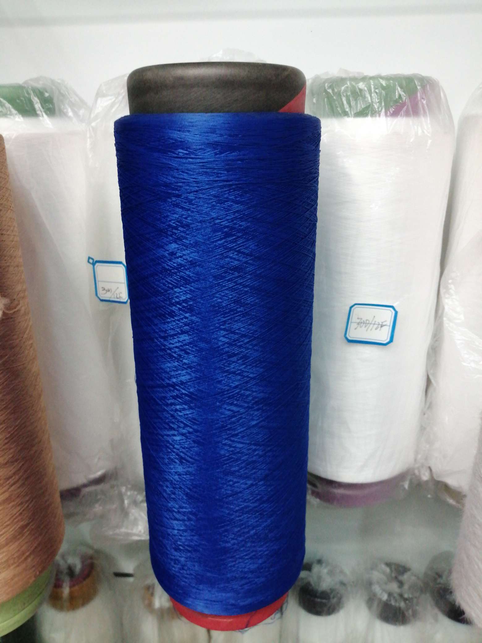 豫隆化纤 原材料 纱线  黑批发