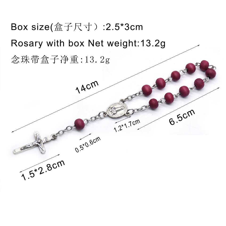 Prayer beads, cross bracelet, Fatima incense bead bracelet, prayer beads undefined