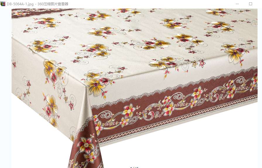 New PVC printed checkered waterproof and oil-proof tablecloth details Picture