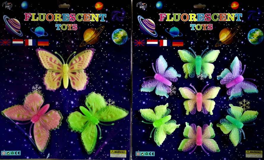 厂家直销 来样定做 夜光立体蝴蝶系列