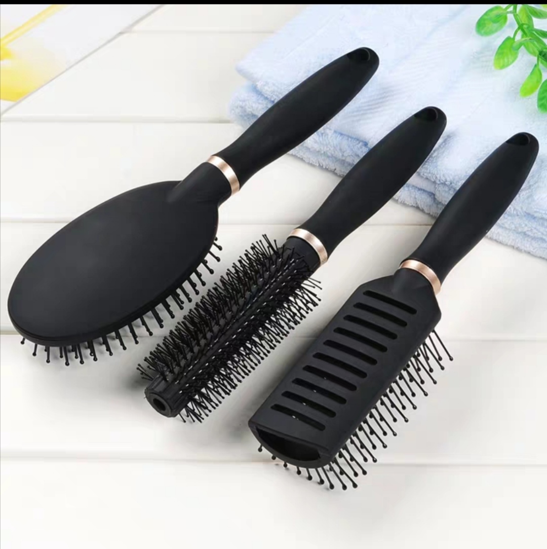 振红家用卷发梳指男女气垫G男按摩梳排骨梳造型美发圆筒US型产品图