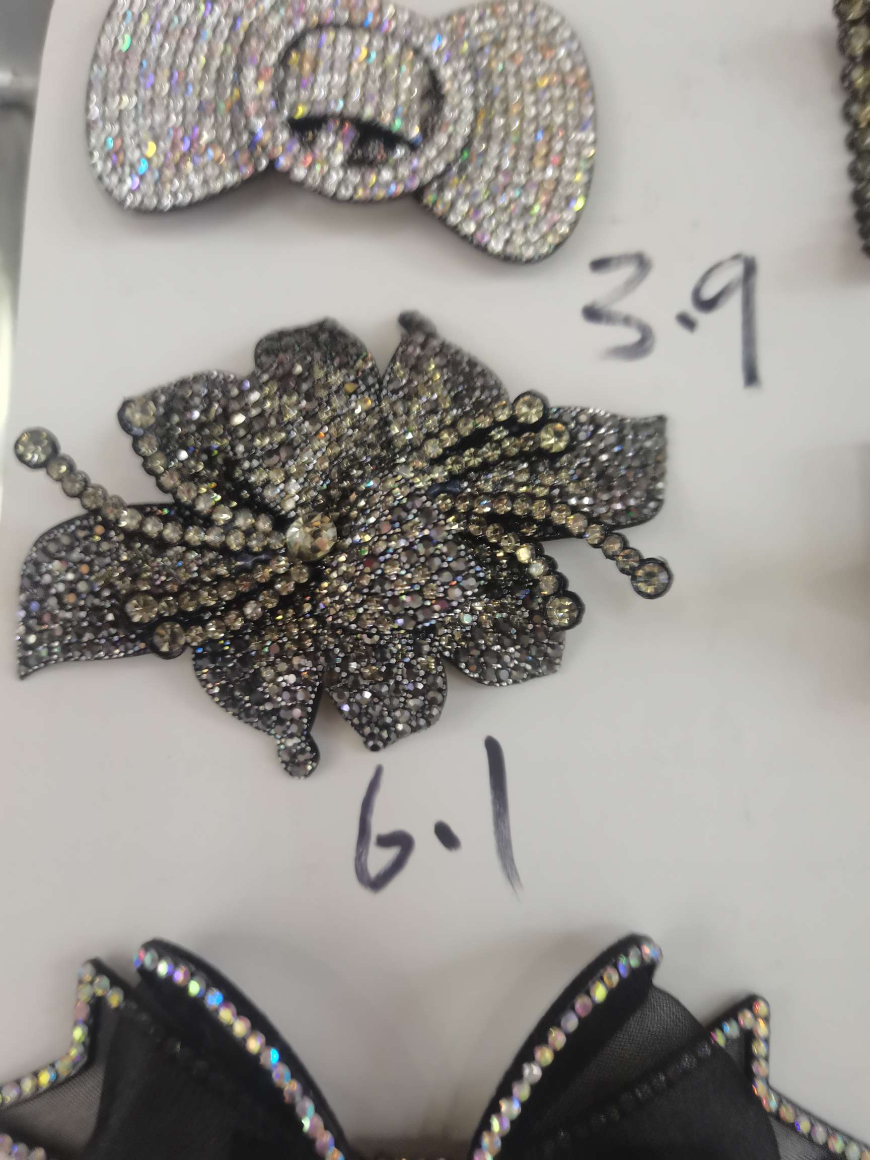 点钻花朵鞋花头花系列