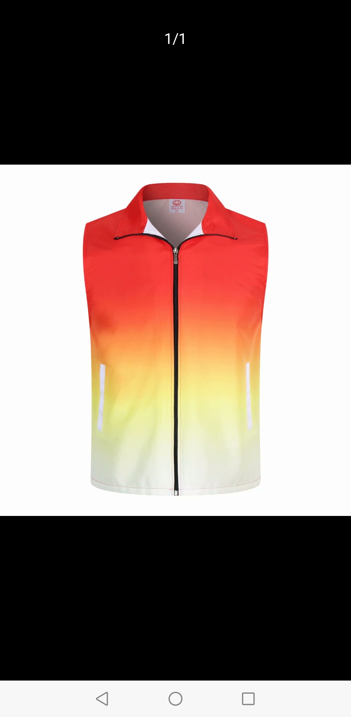 Volunteer vest custom printed LOGO printed volunteer promotional clothing printed word printed advertising work clothes clip gradient vest shoulder thumbnail