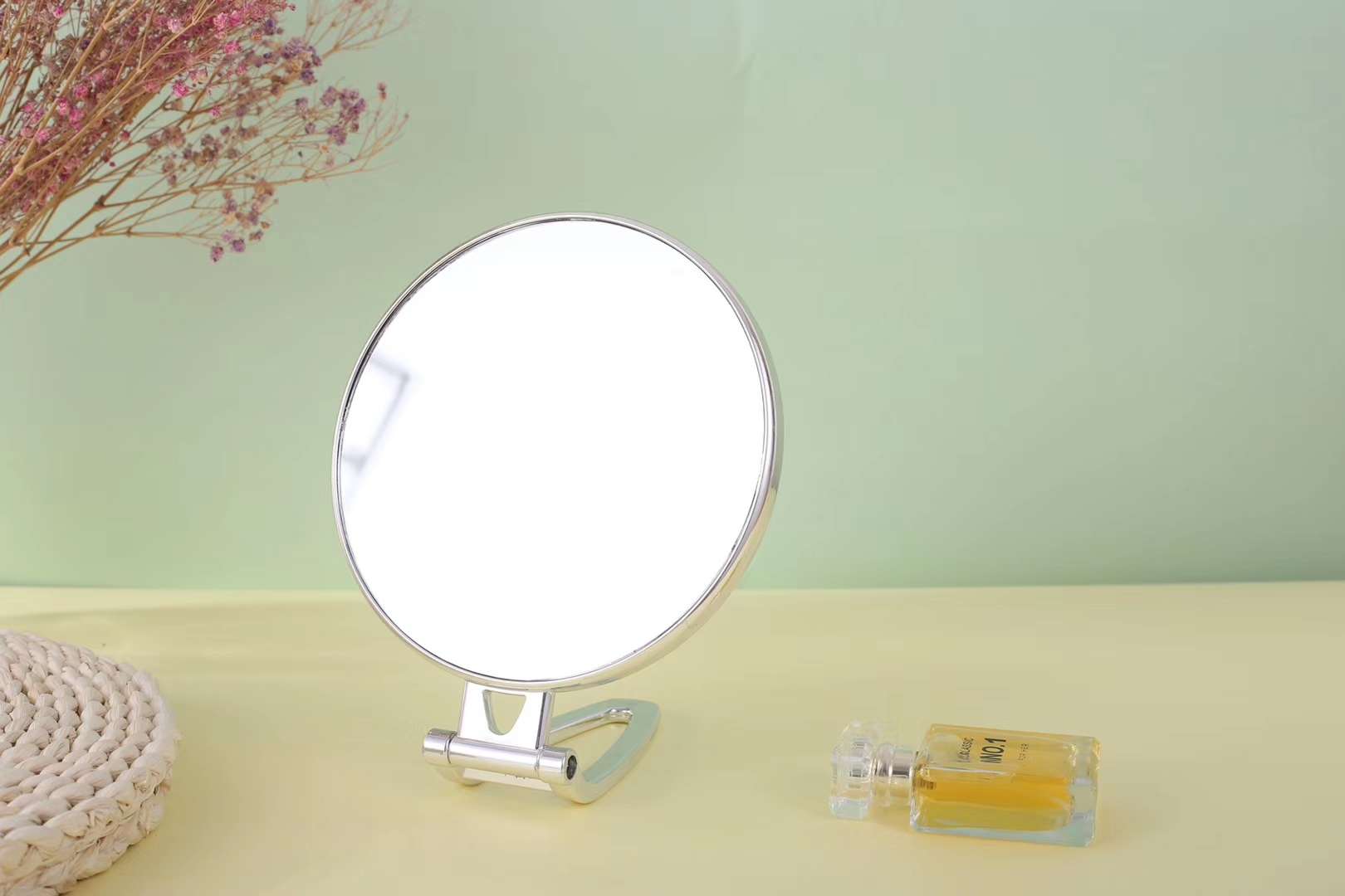 高档欧式双面镜子，化妆双面镜，正面高清反面放大，美容美发镜图