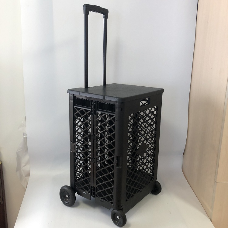 Folding shopping cart, luggage cart, grocery cart, four-wheel driver, cart, cart
