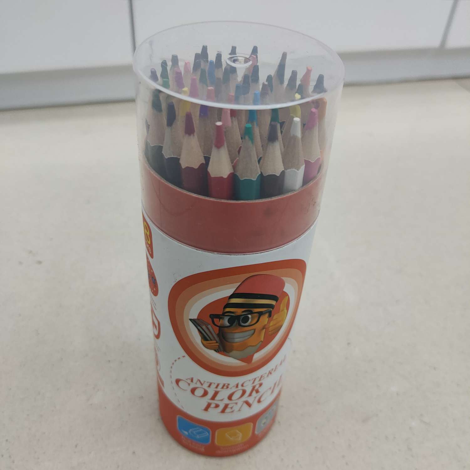 Tubo de papel de 48 colores venta directa de fábrica baldes de estudiantes lápices premios para niños papelería de aprendizaje suministros de dibujo regalo de jardín de infantes