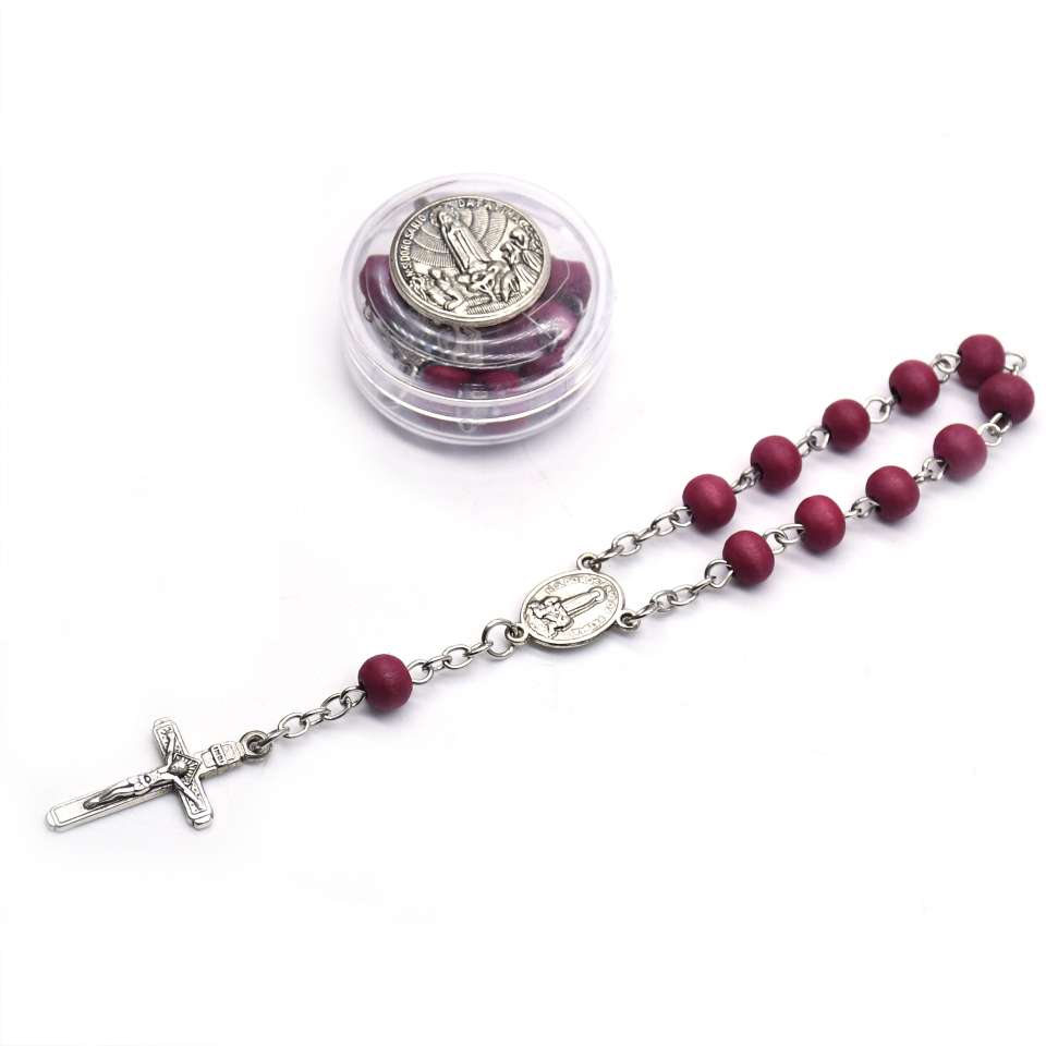 Prayer beads, cross bracelet, Fatima incense bead bracelet, prayer beads details Picture