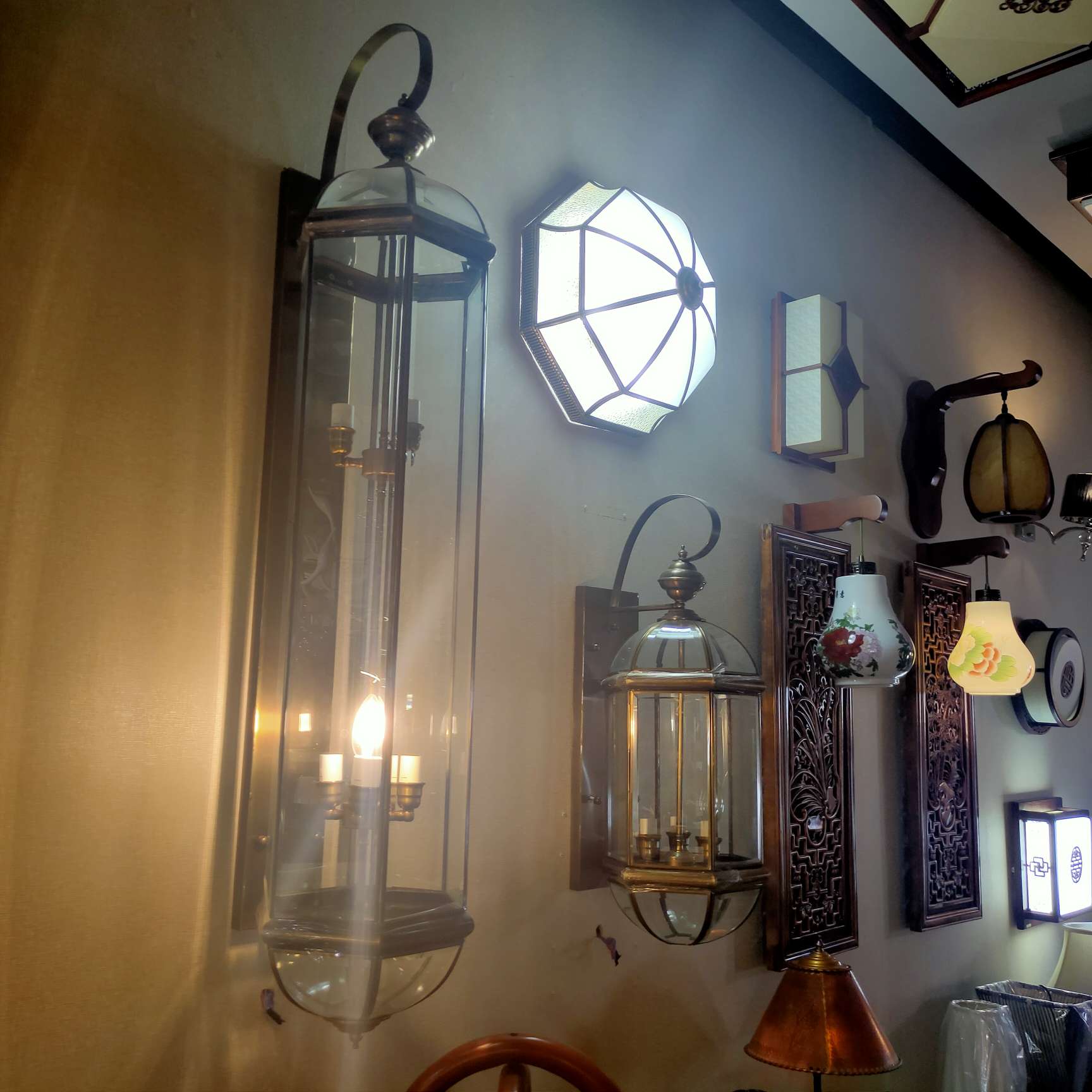 LED outdoor outdoor European-style wall lamps, corridor, balcony, retro and simple waterproof staircase, corridor, outdoor wall and courtyard lighting fixtures undefined