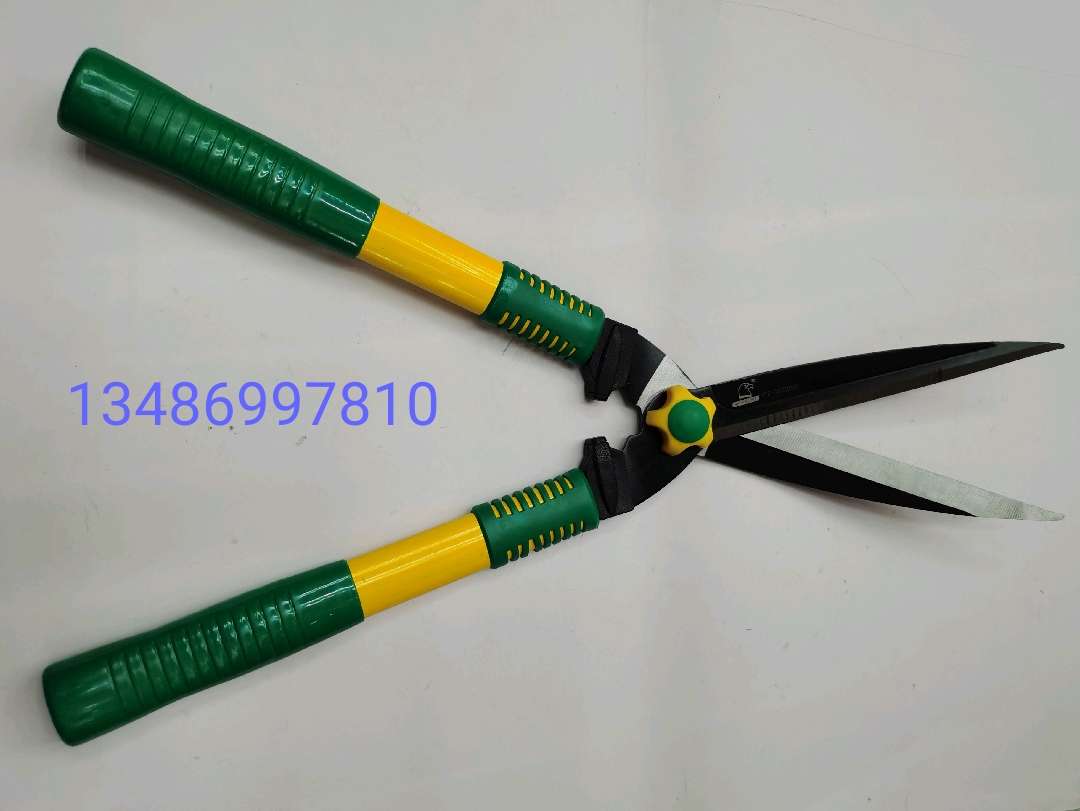 Garden shears Large grass shears Garden tools Lawn shears Garden tools Telescopic shears Whole branch shears branch shears Specification drawing