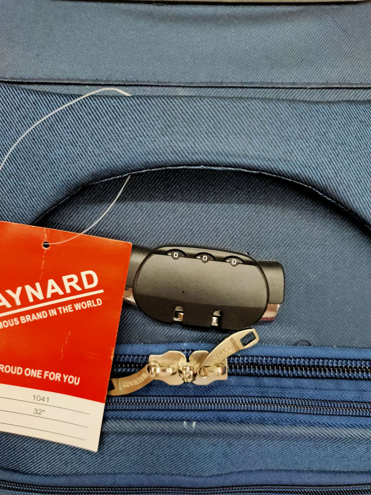 蓝色大号旅行箱02细节图