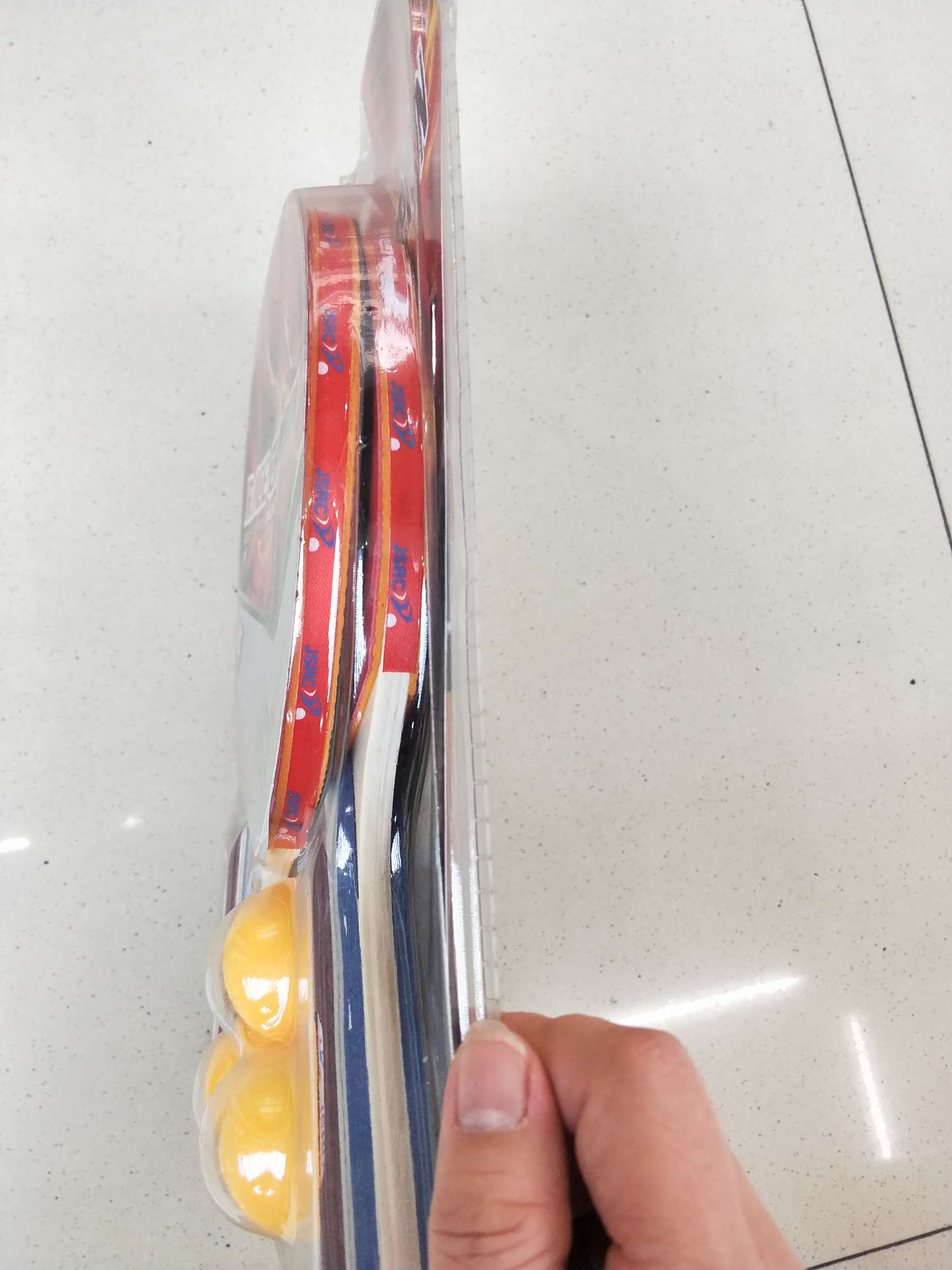 2022 The New 8126 Table Tennis Racket Round Head Packaging Two Beat Three Ball Professional Primary And Secondary School Competition Application Scenario