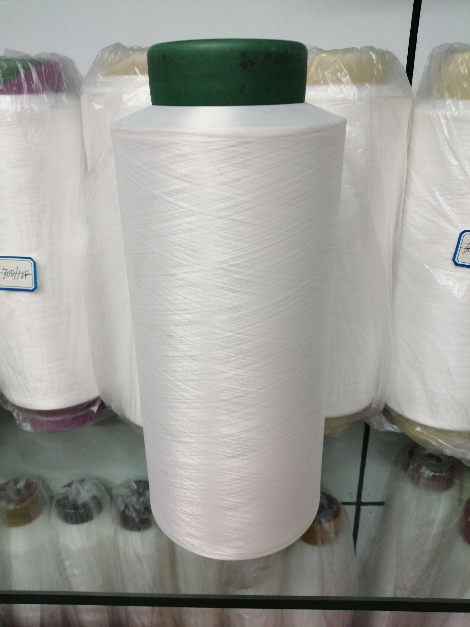 Nylon elastic filament, nylon long filament, crystal filament wrapped yarn 7028