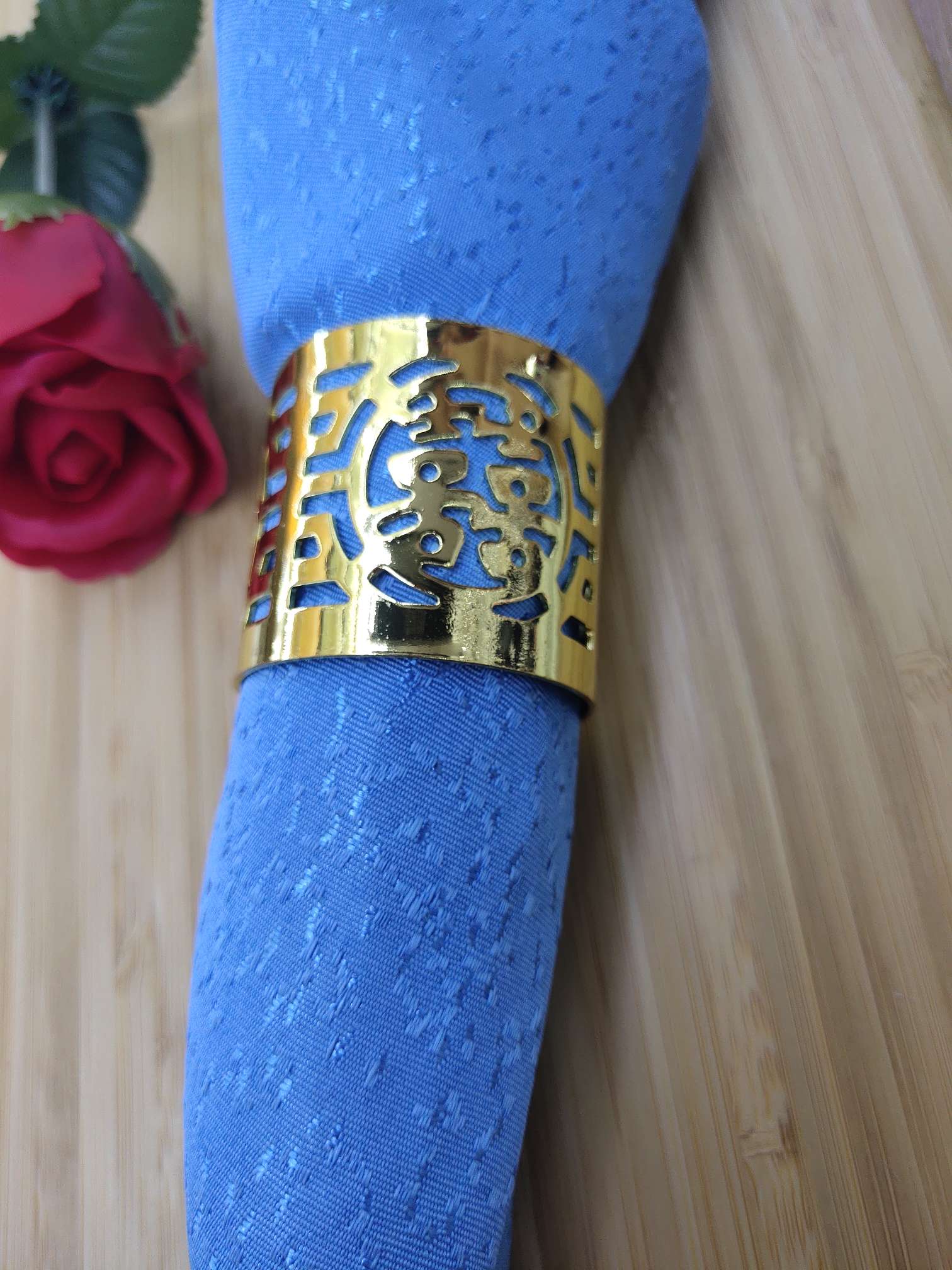 源头工厂 厂家直销新创意设计金属电镀餐巾环