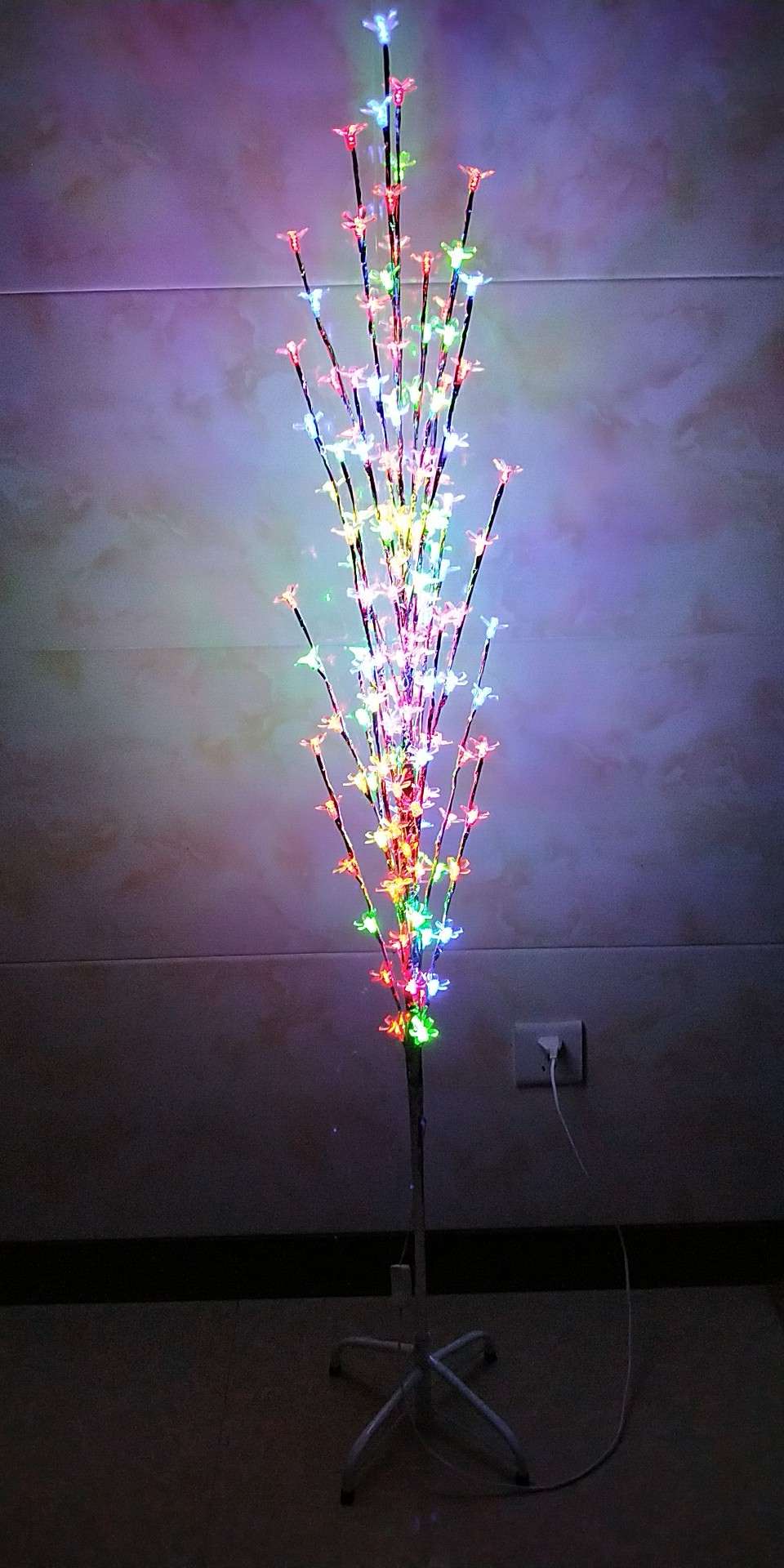 84LED decorative cherry blossom lights tree thumbnail