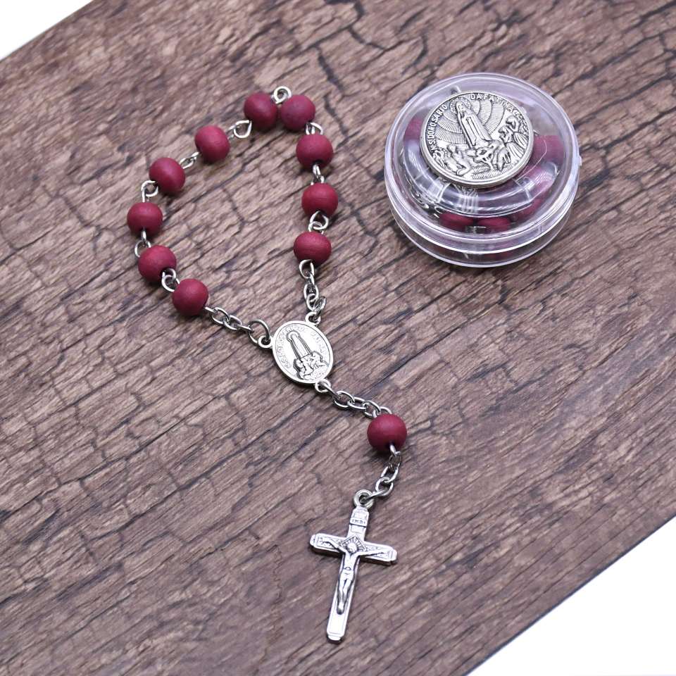 Prayer beads, cross bracelet, Fatima incense bead bracelet, prayer beads Specification image