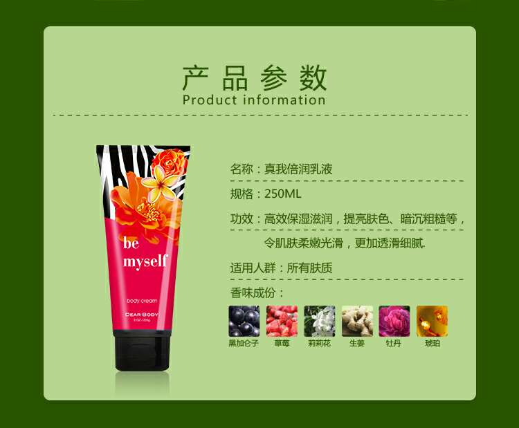 DEAR BODY ladies are really self moisturizing lotion