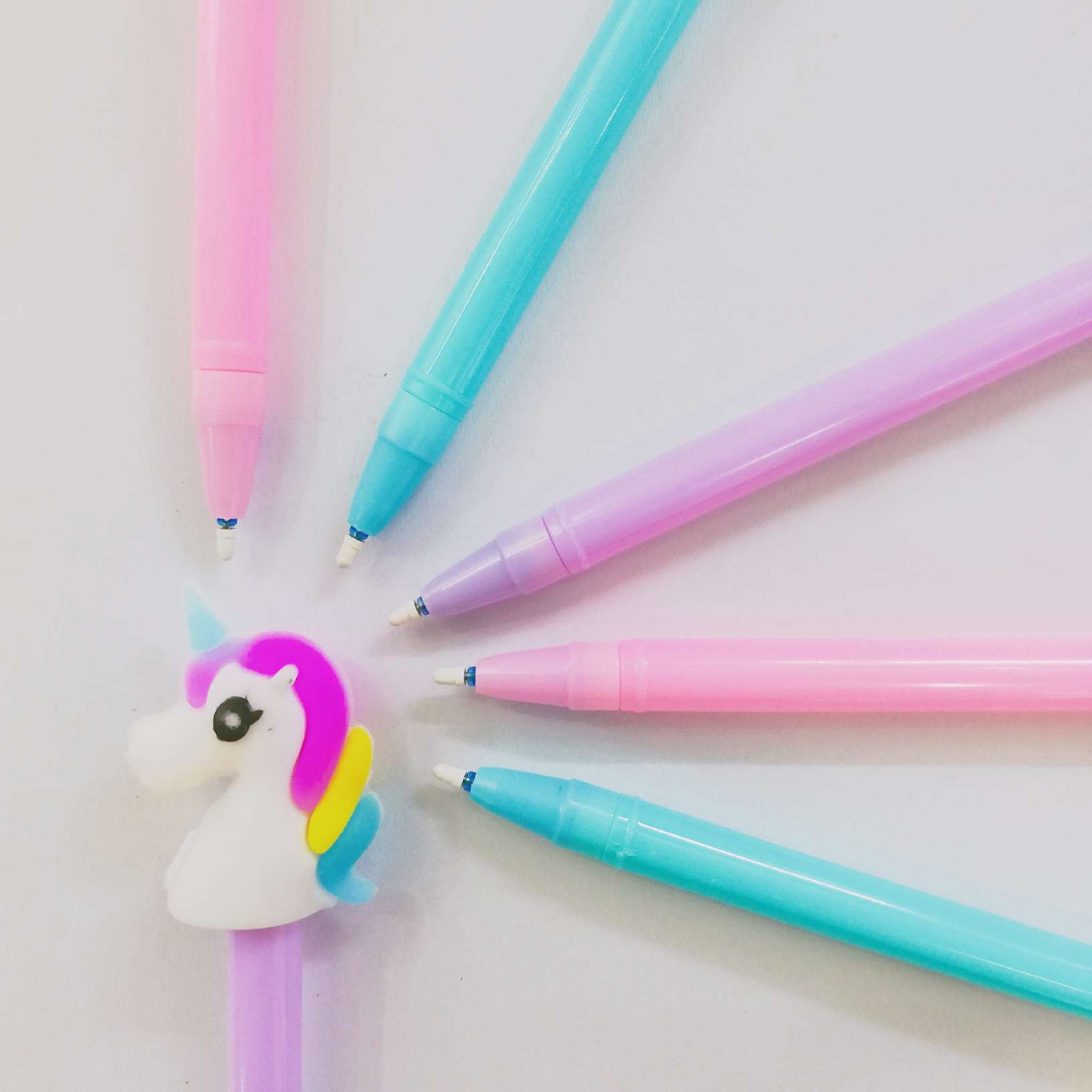 Cute unicorn-pony-shaped gel pen Item Picture