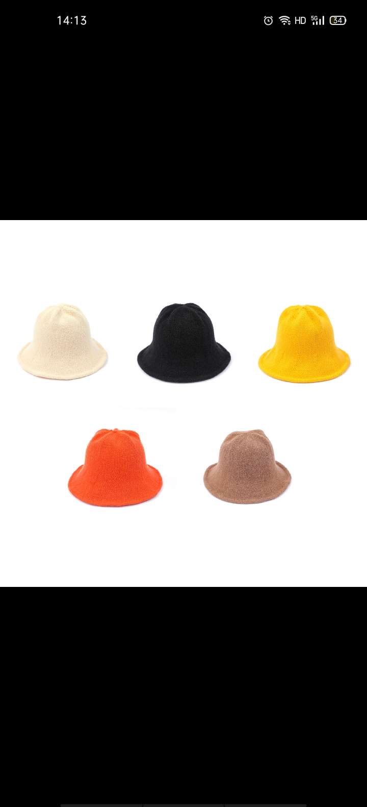 5 Color Basin Hat details Picture