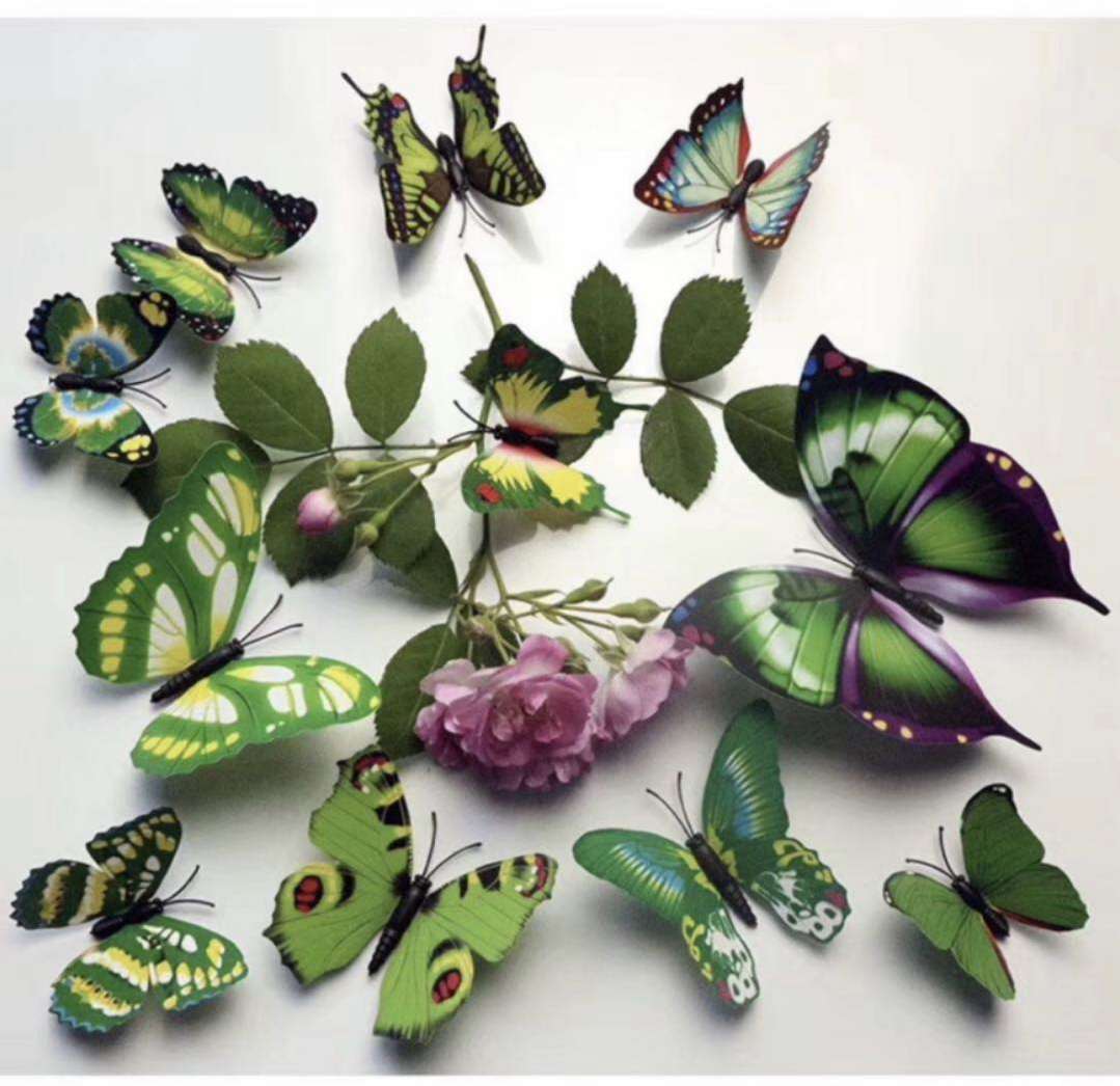 Factory direct sales, custom-made refrigerator magnet butterfly series based on samples full figure