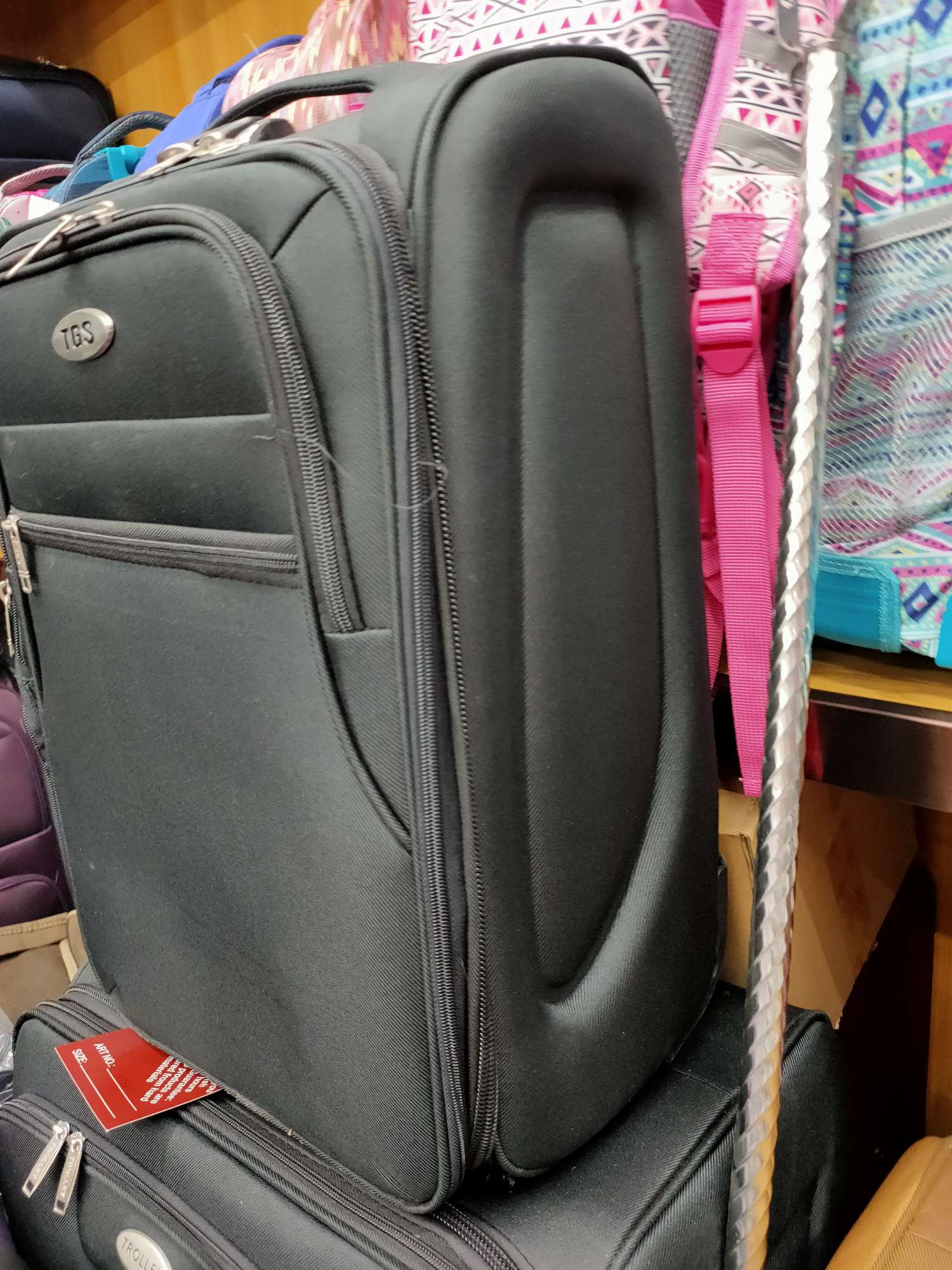 小号旅行箱黑色细节图