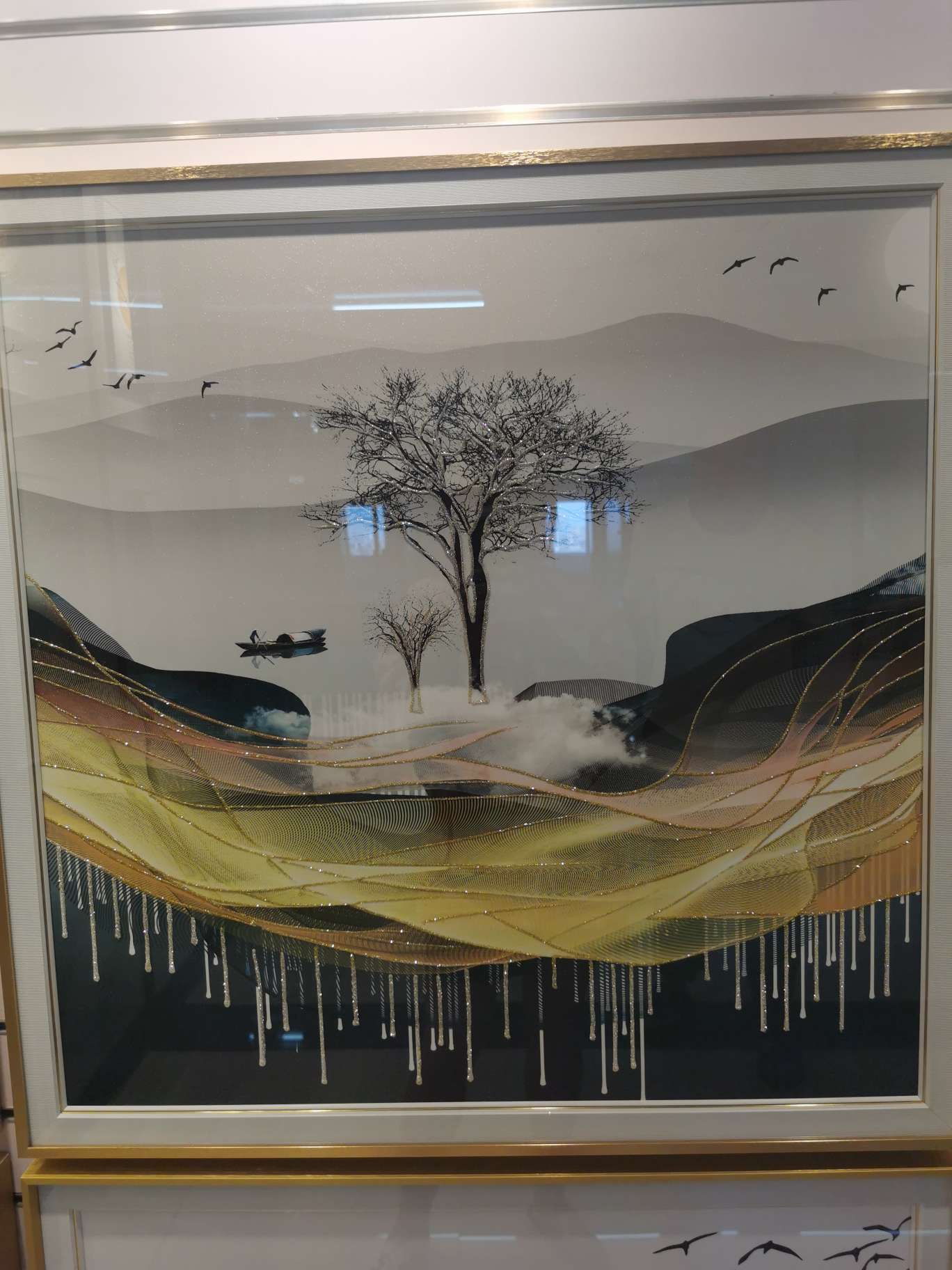 玄关装饰画现代4873