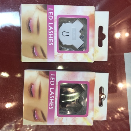 led发光眼睫毛灯 闪光睫毛灯 led发光双眼皮贴万圣节礼品