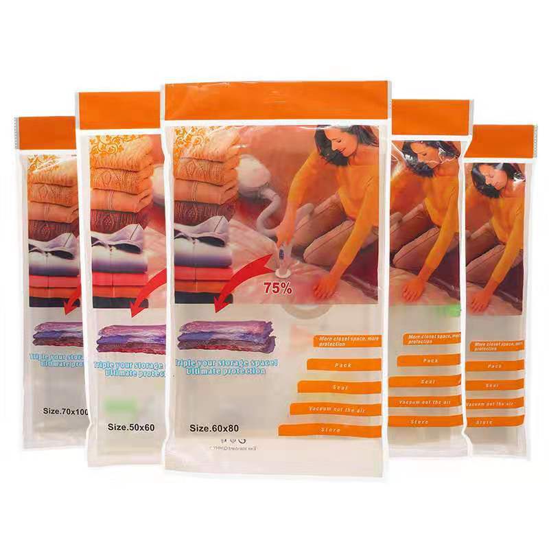 大号真空压缩袋批发透明收纳被子衣服整理袋防尘真空收纳袋