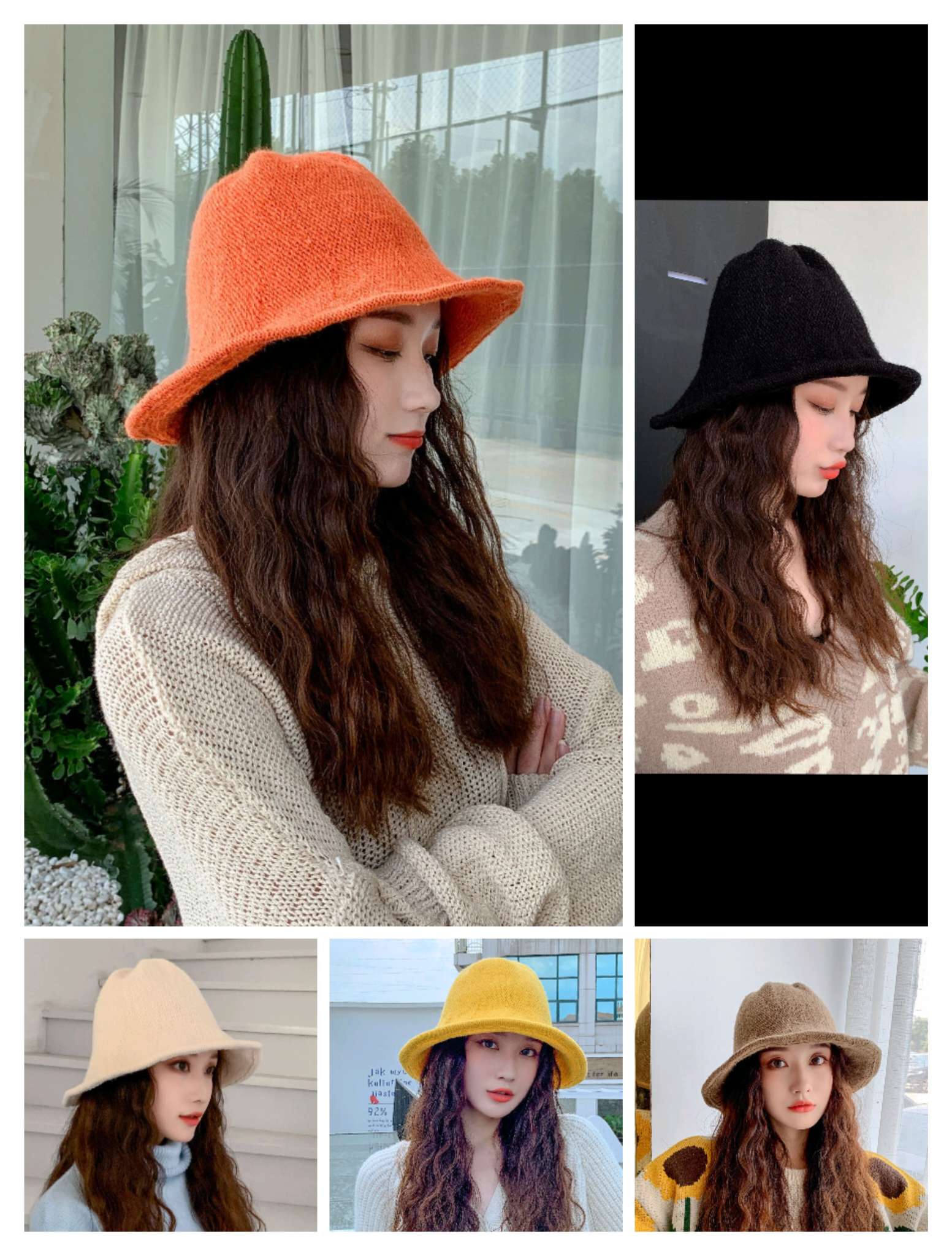 5 Color Basin Hat