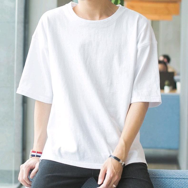 Short Sleeve T-shirt summer Style short sleeve T-shirt student round neck versatile half sleeve man
