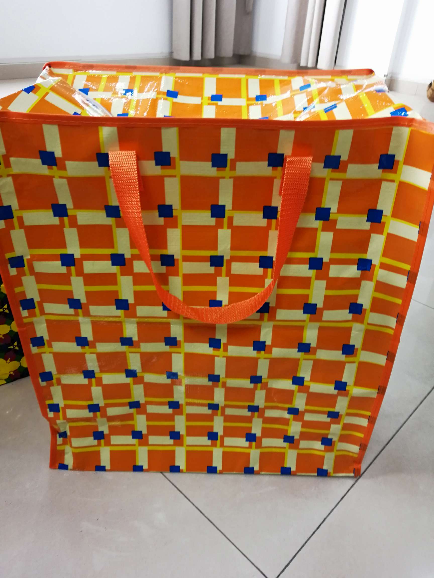 编织袋，无纺布袋白底实物图